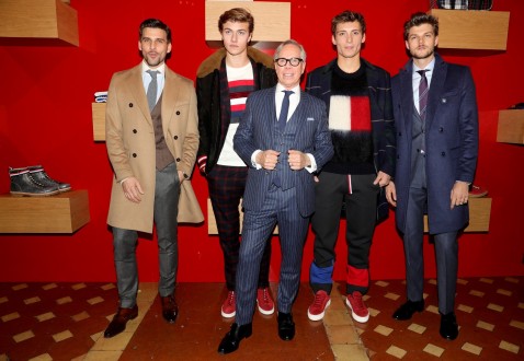 attends Hilfiger Edition Fall2017 Presentation on January 10, 2017 in Florence, Italy.